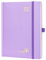 POPRUN Kalender 2025 2026 Buchkalender Hardcover, ca. A5 (22 x 16,5 cm), 17-Monate-Terminplaner (Aug.2025-Dez.2026), Wochenplaner 1 Woche 2 Seite mit Zertifiziertem Papier - Violett