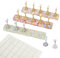 Saviland Strong Magnet Nail Stand: 3 Set Nail Holder for Painting Nails with 40 Pcs Reusable Adhesive Putty Nail Stand for Press Ons Stylish Glitter Nail Stands for Nail Art Tools Salon Manicure