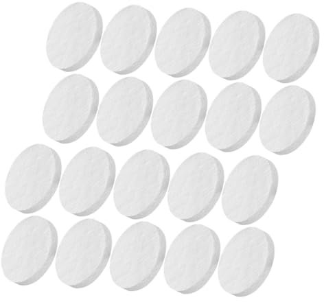 Zerodeko 20pcs Ceramic Wool Core Sponge Fuel Cores for Tabletop Fire Pit Bowl Insulation Wool Wick Replacement for Fireplaces