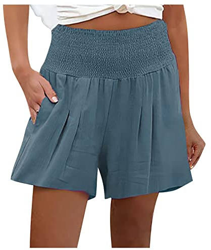 Mini Short Femme Pyjama Short Femme Short de Sport Femme Short de Travail Femme Bermuda Femme Sport Short Boxe Short Femme Leger Short Femme Coton Pyjama Short Femme Shorty Turquoise S