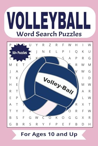 Volleyball: Word Search Puzzles with Easy-to-Read Print about Volleyball