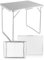 MalTec Campingtisch Klapptisch im Koffer 80x60X70cm Aluminium Weiss Gartentisch MDF leicht robust stabile