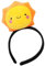 MLWSKERTY Erwachsene Teen Star/Sonne Form Form Stirnbänder Plüschhaarreiber Make Up Live Broadcast Cosplay Halloween Party Kopfbedeckungen