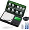 Wigearss 50g/0.001g Feinwaage Hochpräzise, Electronische Milligramm Waage, Digitalwaage mit Cal-Gewicht, Pinzette, Tray und Schaufel