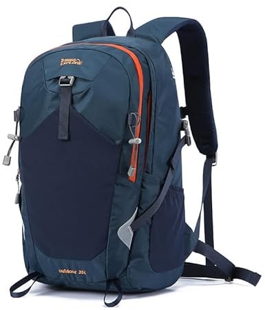 Waniki 30L Wanderrucksack Herren Damen Reiserucksack Wasserdicht Rucksack | Outdoor Trekkingrucksack Leicht Groß Rucksäcke Backpack Tagesrucksack für Wandern Radfahren Klettern Camping Sport Reisen