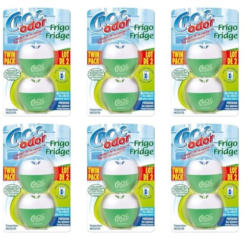 Croc'Odor Fridge Deodoriser Twin Pack 2x33g - Pack of 6