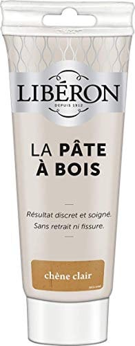 Libéron Pâte à bois - Réparation du bois, Chêne clair, 250g