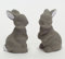 Unbekannt Hase Beton 2er-Set (V37844) Ostern Osterdeko Osterhase