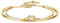 E 14 Karat vergoldetes geschichtetes Herz-Armband-Armband für Frauen Mädchen Damen verstellbares Liebes-Herz-Gold-zweilagiges Ketten-Armband-Armband Schmuckgeschenk für Frauen