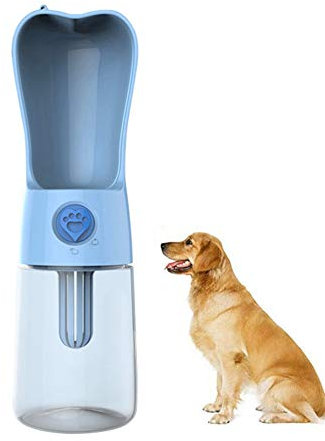 Gourde pour Chien Voyage Bouteille d Eau pour Chien Chiens Bouteille d'eau Distributeur Voyage Bouteille d'eau pour Chiens Pet Voyage Bouteille d'eau Blue
