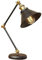 Lampe De Bureau Vintage Industrielle Creative Bras Longue Lire La Lampe De Table Noir Fer À Repasser Lampe Réglable Brillante Pour La Chambre De Bureau Etude Living E27