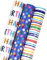 Holijolly Geburtstag Wrapping Paper Roll.Mini Roll.43cm X 3m Pro Rolle-Polka Dots, Streifen Muster (3.93 Quadratmeter)