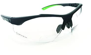 Riley Ready Reader 1.00 to 3.00 Magnification Sports Style Safety Glasses UV & Impact Protection Anti-Scratch and Anti-Fog Protective Eyewear (3.00 Magnification)