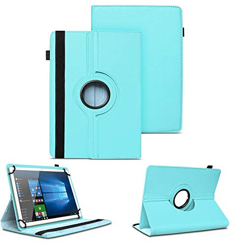 NAUC Tablet Schutzhülle kompatibel mit AGM PAD P2 P1 T2 11 Zoll Hülle für Tablet 360 Grad Drehbar Tasche ultradünne Kunstleder Tablethülle Standfunktion 360° Drehbar Case, Farben:Türkis