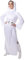 Jazwares STAR WARS Adult Princess Leia Hooded Extra Small, White (JAZ 1020-XS)