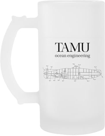 Submarine Blueprint Transparentes Bierglas Mit Henkel Trinkbecher