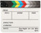 Tragbare Film-Regisseurklappe aus Acryl, Gestochen Scharfer Klang, mit Radiergummi, für TV-Serienaufnahmen