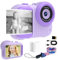 Fotocamera per bambini Fotocamera a stampa istantanea per bambini, fotocamera per bambini che stampa foto, fotocamera digitale istantanea per bambini con schermo da 3,5 pollici, fotocamera giocattolo