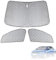 Sonnenschutz Kompatibel mit Skoda Octavia MK3 2012-2019, 3 PCS Auto Frontscheibe Windschutzscheiben Schutz Set, Internes Thermomatte mit Aufbewahrungstasche, Faltbar Sonnenblende