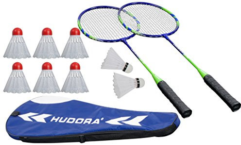 HUDORA Badmintonset Winner HD-33 + 6 Ersatzbälle