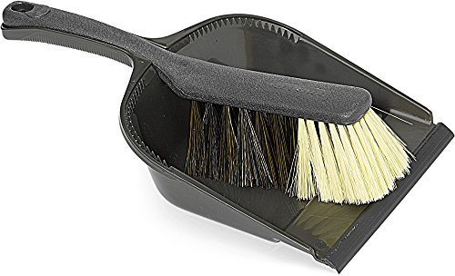 Kehrgarnitur Flexon Kehrschaufel mit Gummilippe und Handfeger Kehrset Kehrblech Feger Besen Fegen Lippe Kehrichtschaufel Kehrschaufel