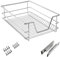HENGMEI 1x Küchenschrank Teleskopschublade 40cm Schrankauszug Ausziehbare Ablage Küchenschubladen Organizer Küchen Regal Korbauszug Schlafzimmerschublade Vollauszug 20kg Belastbar
