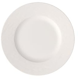 Villeroy & Boch - Manufacture Rock Blanc Frühstücksteller 22 cm Weiß, Spülmaschinenfest, Mikrowellensicher, Kleiner Teller, Dessertteller, Salatteller, Kuchenteller, Geschirr, Premium Porzellan