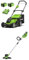 Greenworks 40V Cordless Lawn Mower 41cm with 2x 2Ah batteries and chager G40LM41K2X Bonus 40V Cordless Strimmer G40LT