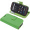 foto-kontor Housse Compatible avec Cubot King Kong Mini Style Livre Vert Coque de Protection Portefeuille
