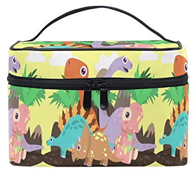 Mignon Bébé Dinosaure Animal Trousse de Maquillage Femmes Voyage Sac à Cosmétique Cas Trousse de Toilette Bag