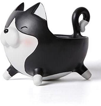 SEINHIJO Dessert Platte Katze Figuren Skulptur Modern Dekor Geschenk Polyresin Arts 19cm