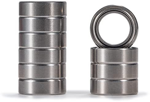 XiKe 10 Stück MR148ZZ Mini Kugellager 8x14x4mm|Chromstahl|Vorgeschmiert|Doppelte Metalldichtung, MR148-2Z Rillenkugellager mit Abdeckungen