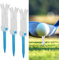 3 Stück Golf Tee Kunststoff Driver - 85mm Premium Golftees Golf Zubehör, Faltbare Training Golf Tee, Unzerbrechliche, 3,3zoll, Blau