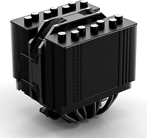 ID-COOLING SE-207-XT Slim 135 mm Altezza All-Black CPU Cooler 7 Heat Pipes Dual-Tower CPU Air Cooler con 120mm PWM Fan TDP 220W, Ventola CPU per Intel 1700/1200/115X, AMD AM5/AM4