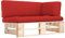 FIRBNUS Garten-Paletten-Ecksofa Imprägniertes Kiefernholz Sitzecke Garten Gartenmöbel Holz Outdoor Sofa Balcony Furniture Balkonsofa Palettenmobel Palettensofa Palettenmöbel Balkon Eckcouch