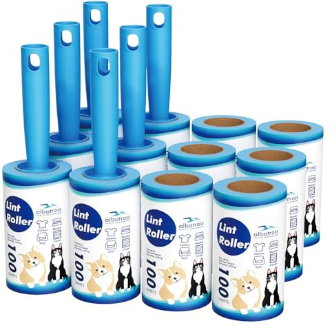 Lint Rollers Lint Remover for Pet Hair, Couch, Clothes Furniture, and Carpet (1200 Sheets)