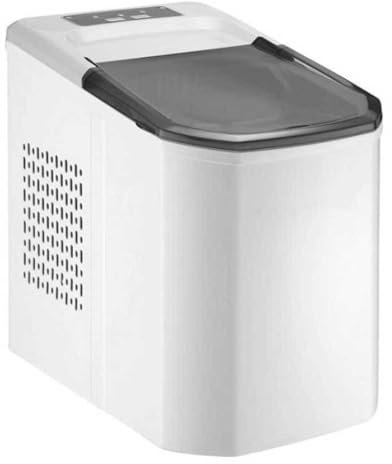 UXHRILSV Small Ice Makers Countertop, Household Ice Machine, Mini Nugget Ice Maker Countertop, Self-Cleaning Bullet Ice Cubes Maker, Ice Cube Size Is Adjustable,D-Britishstandard220V