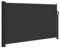 Store Latéral, Brise-Vue Paravent Extérieur Pare-Soleil Auvent latéral rétractable Noir 120x600 cm