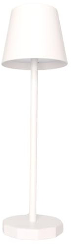 D-LIGHT PROFESSIONAL Lampada da Tavolo senza Fili, Lampada da Tavolo Ricaricabile e Dimmerabile con Controllo Touch da Comodino o Scrivania (Bianco, Lampada singola)
