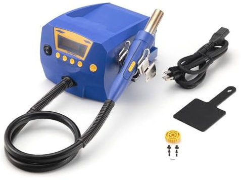 NVYAZJ Hot Air Rework Station, 800W Digital SMD Hot Air Rework Station, Soldering Station