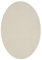 the carpet Relax Moderner Flauschiger Kurzflor Teppich, Anti-Rutsch Unterseite, Waschbar bis 30 Grad, Super Soft, Felloptik, Creme-2, 140 x 200 cm Oval