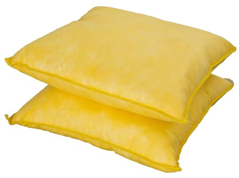 Universal/Chemical Absorbent Pillow 30 x 35cm (Pack of 10) | High-Sorbency Pillows for Spill Containment, Hazmat Spill Cleanup, and Chemical Spill Response – Absorbs Up to 40 Litres