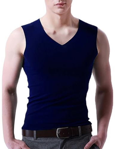 Fitness Tank Top Herren Festival Modische Sportunterhemden Einfarbig Tshirt Strand Unterhemd Basic Axelshirt Fitness Kleidung Männer T-Shirts Classic Unterziehshirt