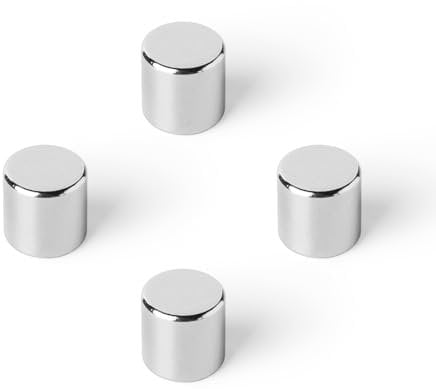 Strong Magnets Neodym Magnet - Rund 10 x 10 mm - 1 Stück - Extra stark, hält bis 3,6kg - Für Magnettafel, Kühlschrank, Whiteboard, Pinnwand, Büro