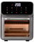 Panana Mini Backofen Mit 12 Liter, Pizzaofen 10 in 1 Minibackofen Antihaftbeschichtung Backofen, Mini Backofen Pizzaofen Grill, 1500W