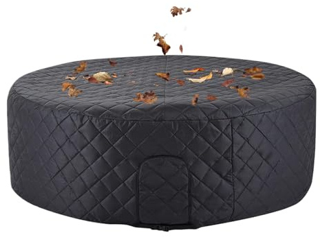 per vasche idromassaggio e SPA - Protezione isolata ad alta efficienza energetica - Protezione pieghevole gonfiabile | Gonfiabile da 145 cm per uso invernale in cortile giardino e casa