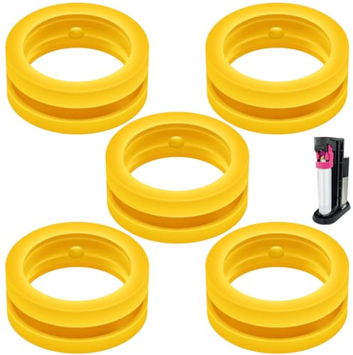 Lot de 5 joints d'étanchéité en silicone pour machine à gazéifier Sodastream - Compatible avec Duo, Terra, Art - Joints toriques et rondelles - Remplacement facile