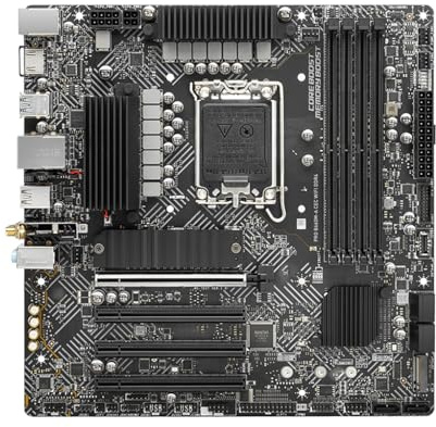 Placa Madre Placa Base Fit For MSI Pro B660M-A CEC WiFi DDR4 Compatible con procesadores i9-14900KF 13900K i7-14700K i5-12400F LGA1700 DDR4 5333 MHz M.2 mATX