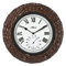 Atlanta Uhren 4477 Quarz Wanduhr 330 mm x 55 mm Braun