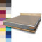 JONA SLEEP Topper-Bezug (200x200 cm) Braun, Topper Spannbettlaken Boxspringbett aus Baumwolle - Öko Tex - Topper Spannbetttuch für einfaches Beziehen (Safari, 200 x 200 cm)